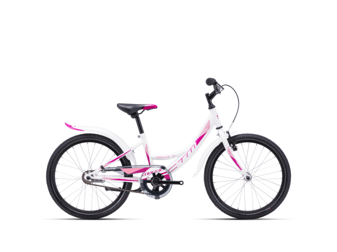 CTM Maggie 1.0 dječji bicikl bijelo roze boje