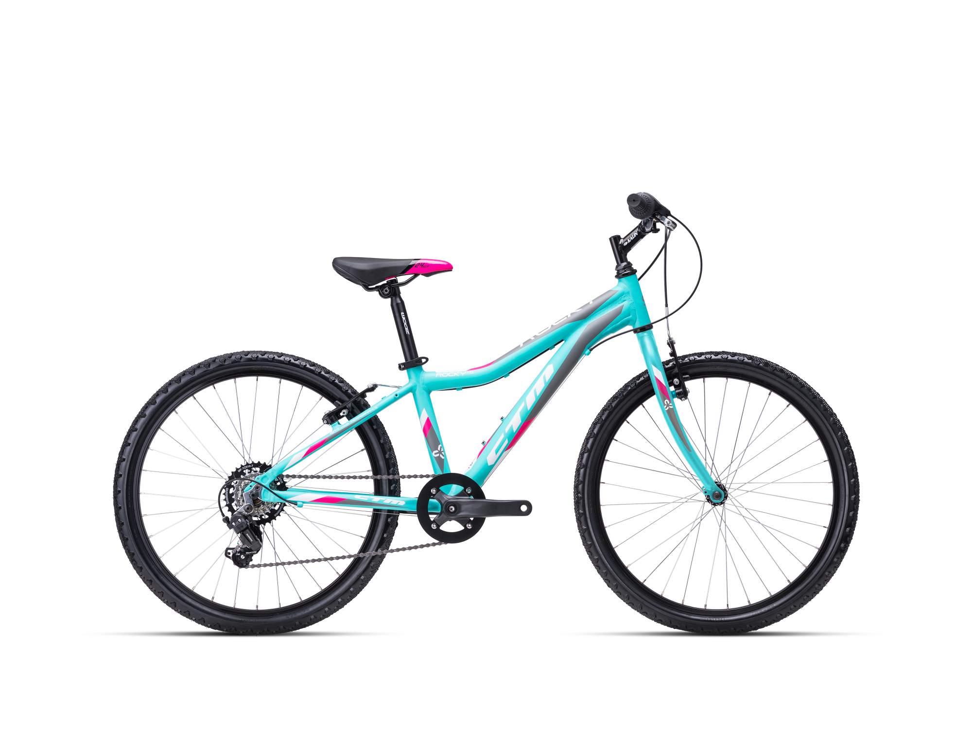 Dječji bicikl CTM Rocky 1.0 svjetlo plave boje sa 24'' kotačima