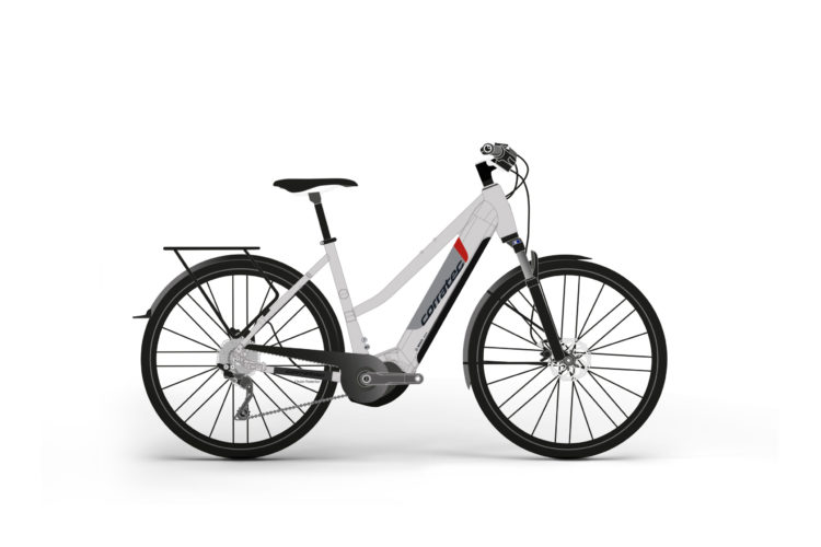 Električni bicikl Corratec Epower Trekking bijele boje sa Bosch motorom i baterijom