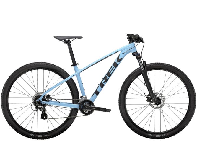 Trek Marlin 5 2023. model brdski bicikl svijetlo plave boje