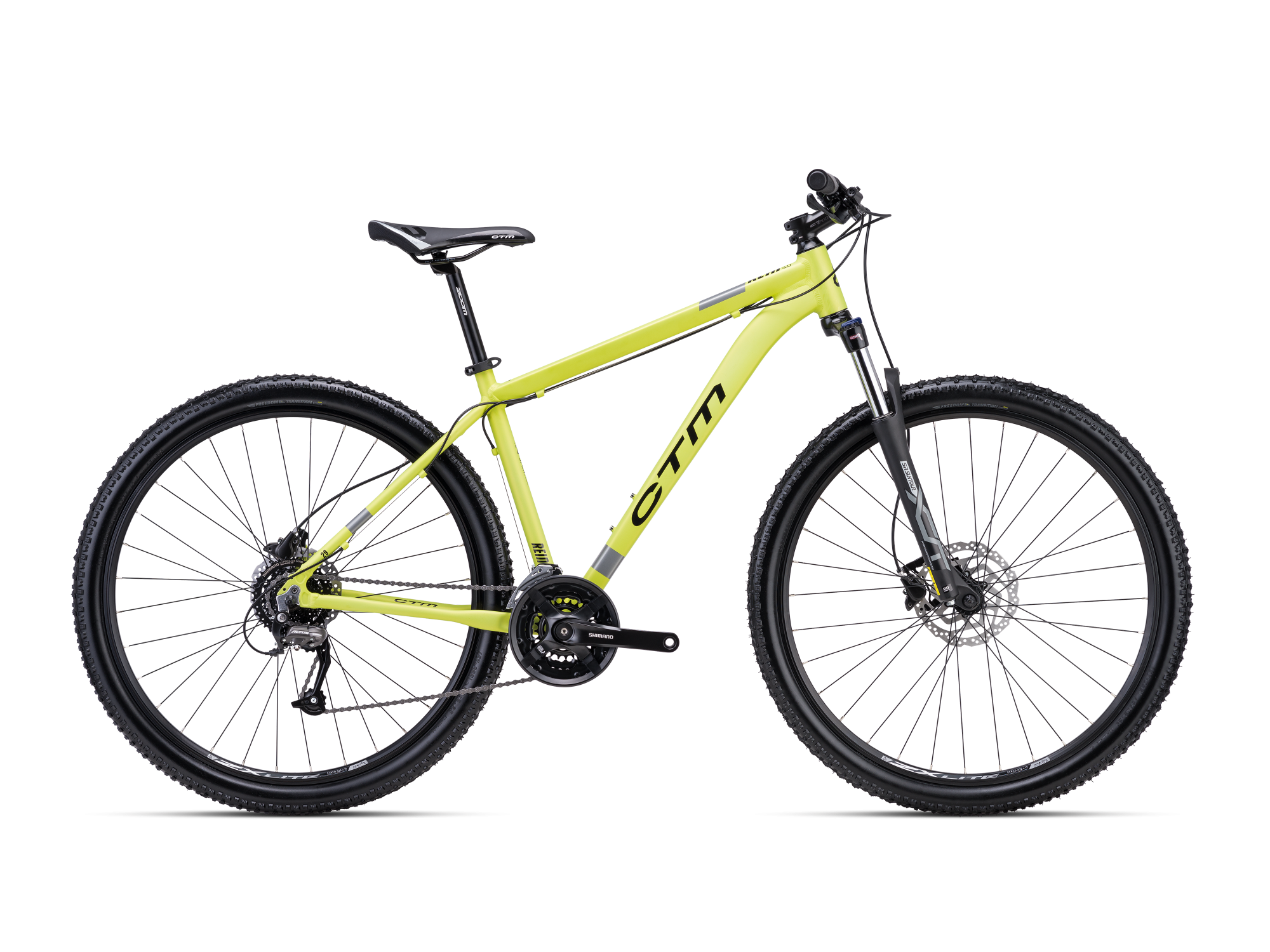 CTM Rein 3.0 brdski bicikl žute boje