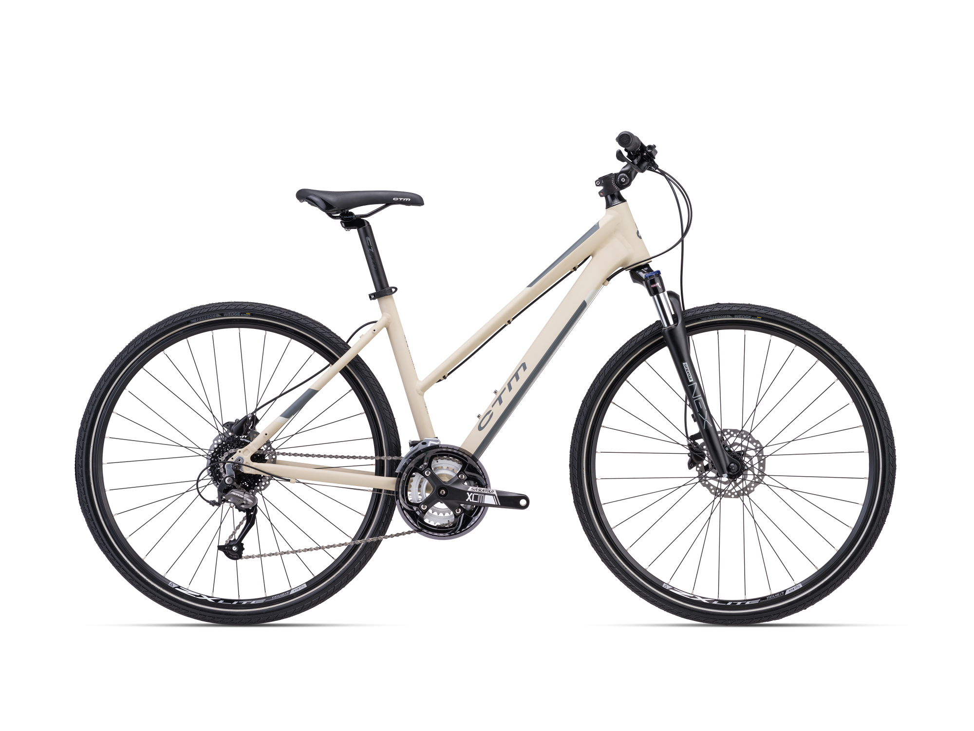 Ženski cross bicikl CTM Bora 2.0 smeđe boje