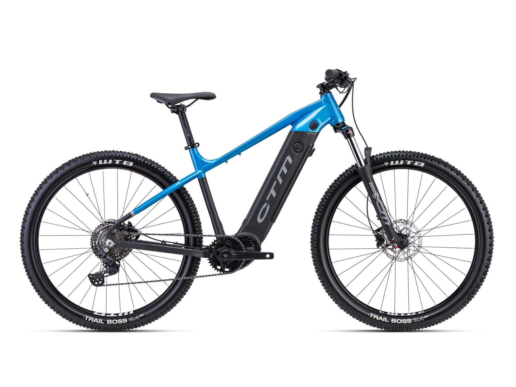 Električni bicikl CTM Wire plavo crne boje
