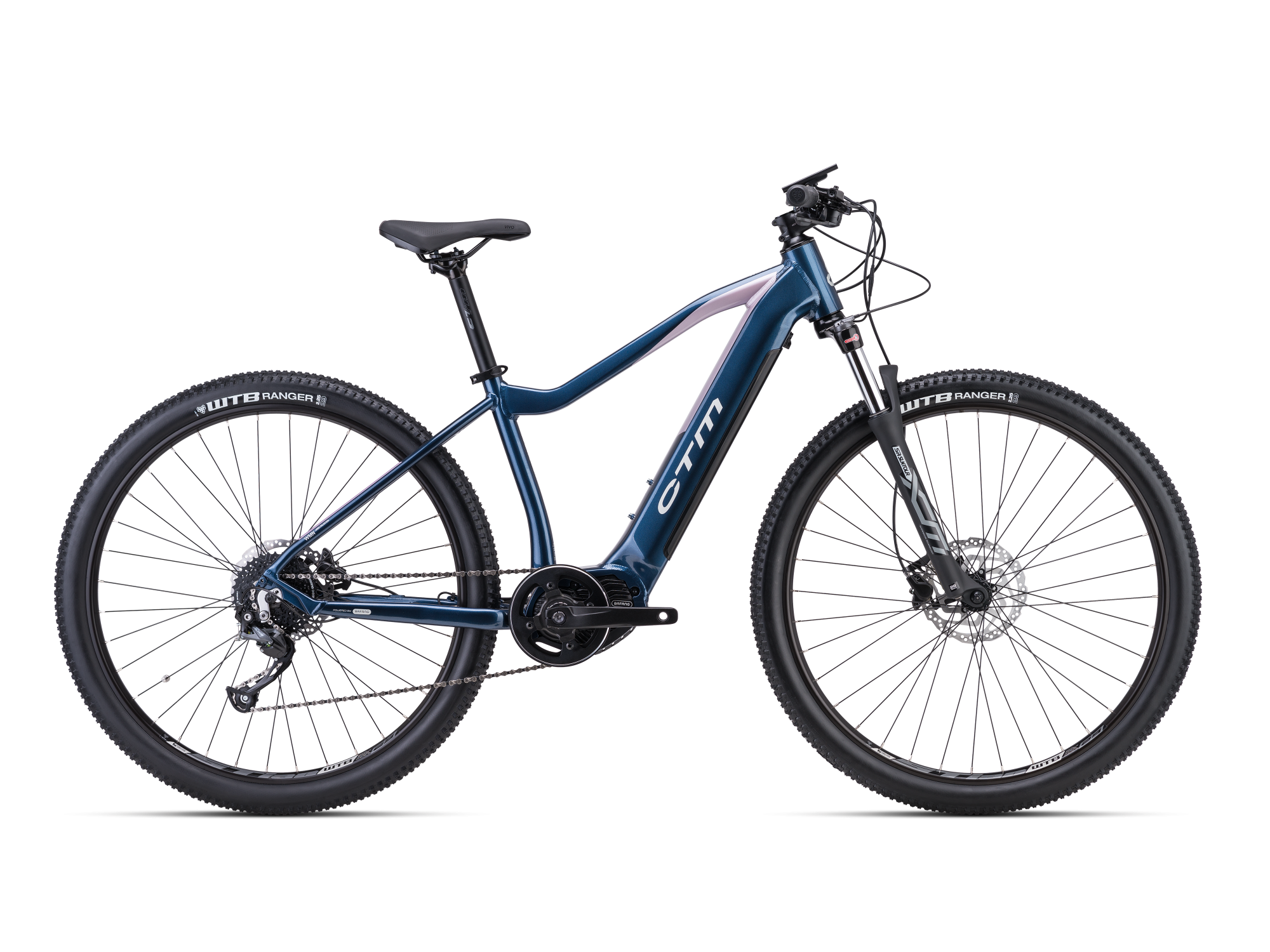 električni bicikl za žene CTM Ruby ljubičaste boje namijenjen ljubiteljima brdskog biciklizma