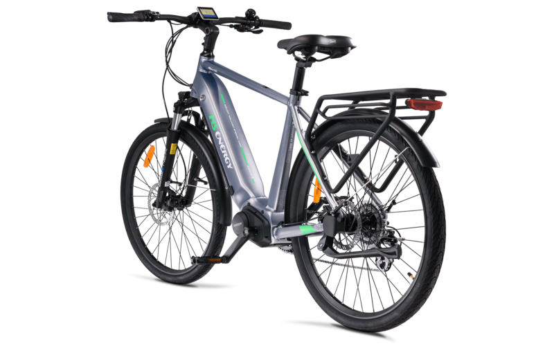 MS Energy C101 električni gradski bicikl sive boje