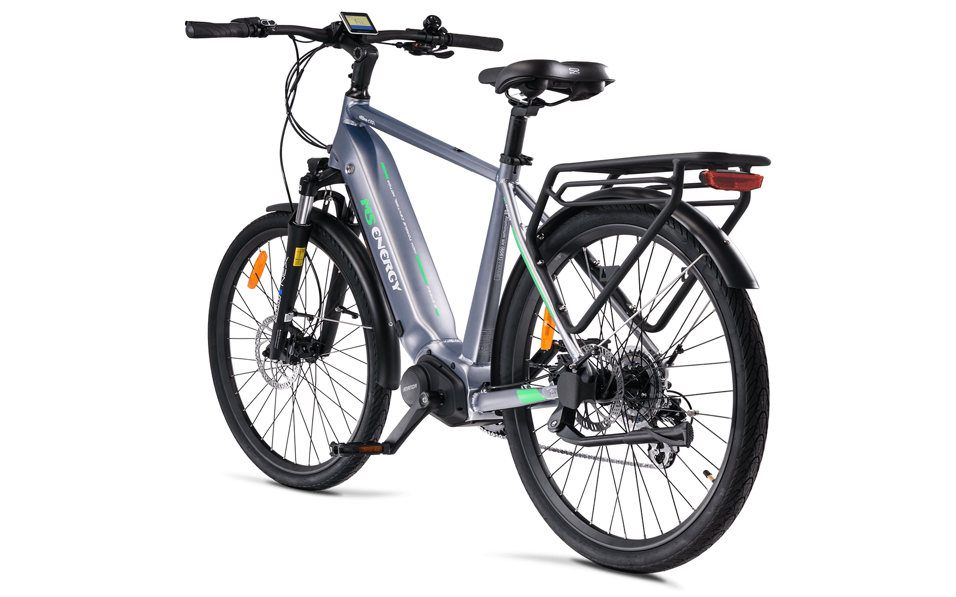 MS Energy C101 električni gradski bicikl sive boje