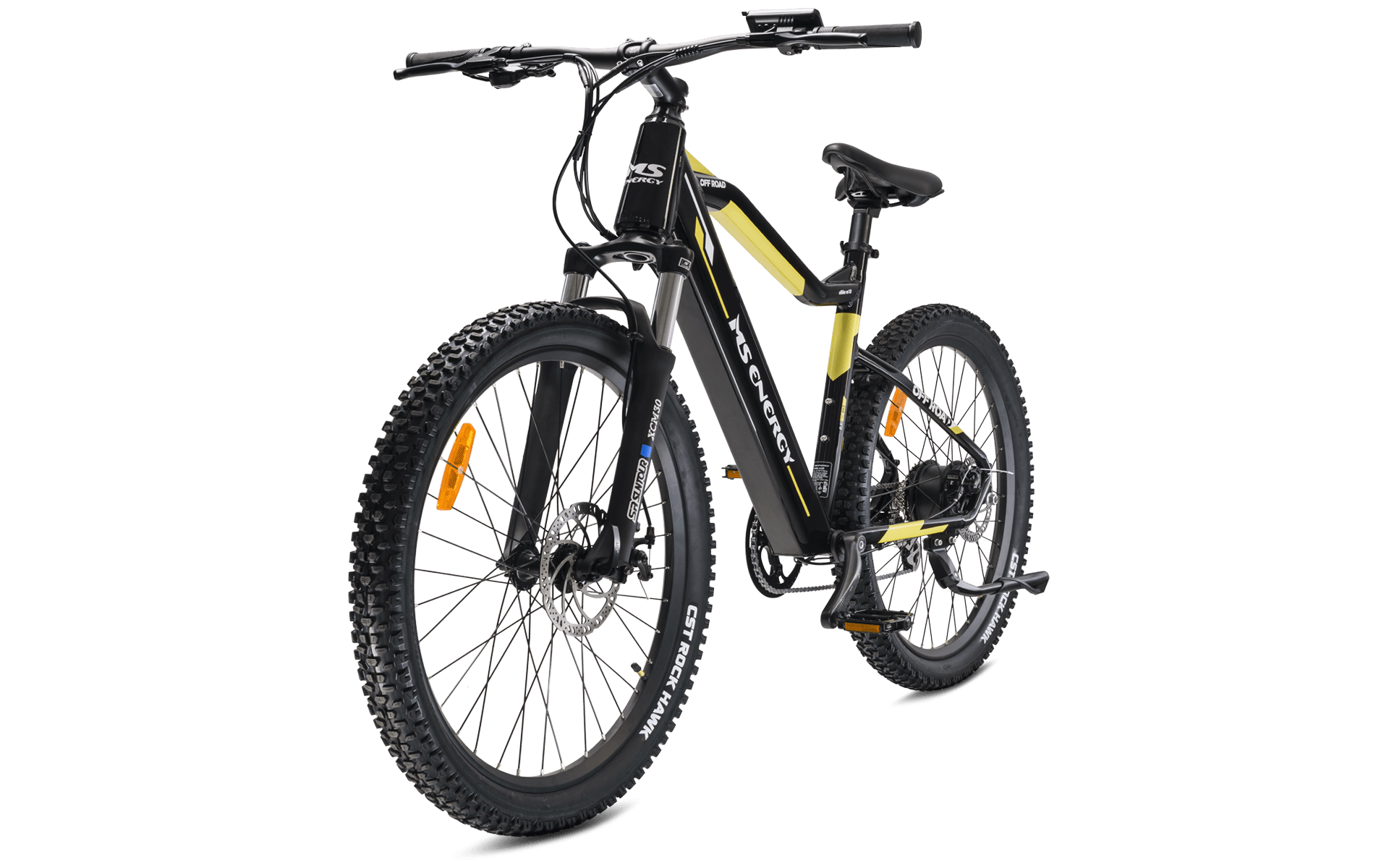 MS Energy m10 električni brdski bicikl crne boje