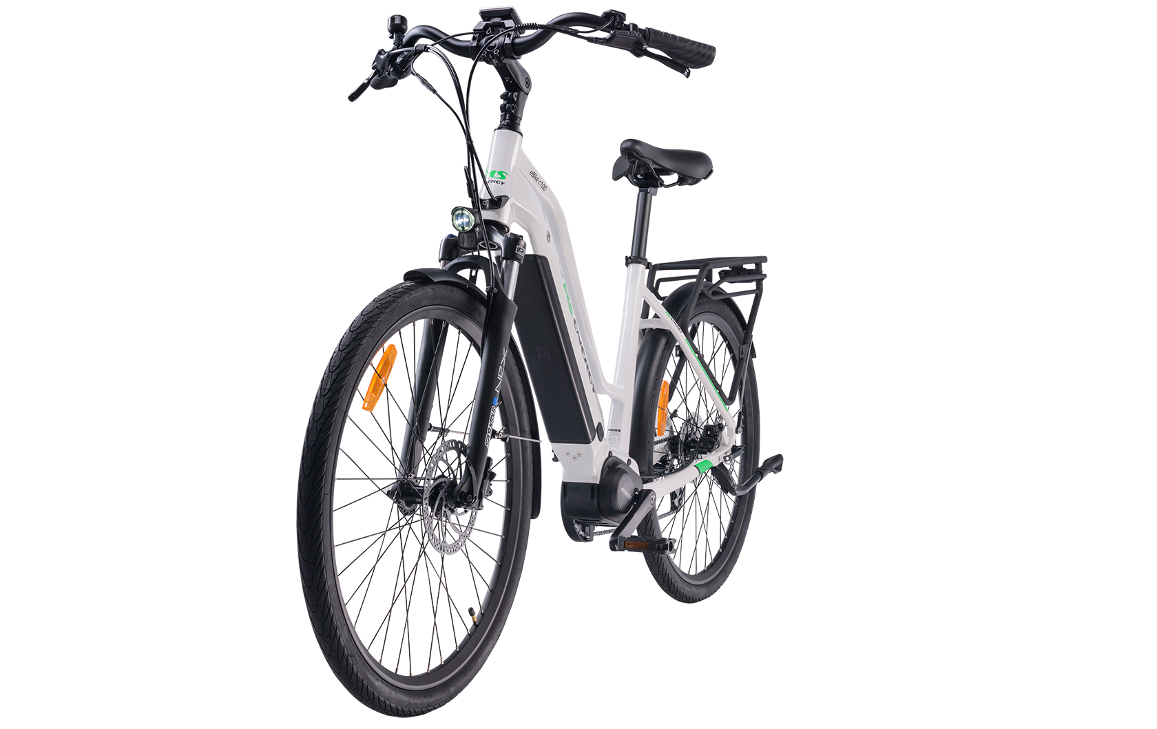 MS Energy c100 gradski bicikl sive boje