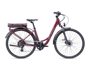 Električni gradski bicikl CTM Eterra 28 crvene boje 