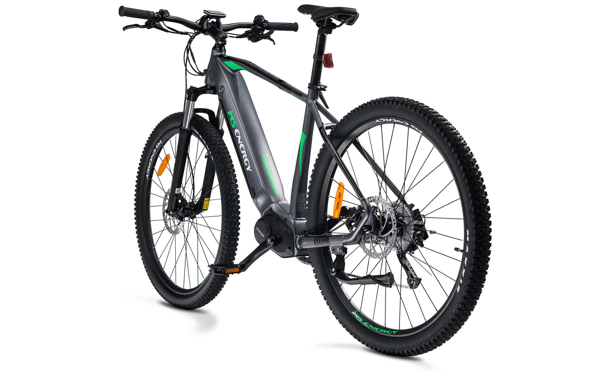 MS Energy mtb električni bicikl sive boje m100