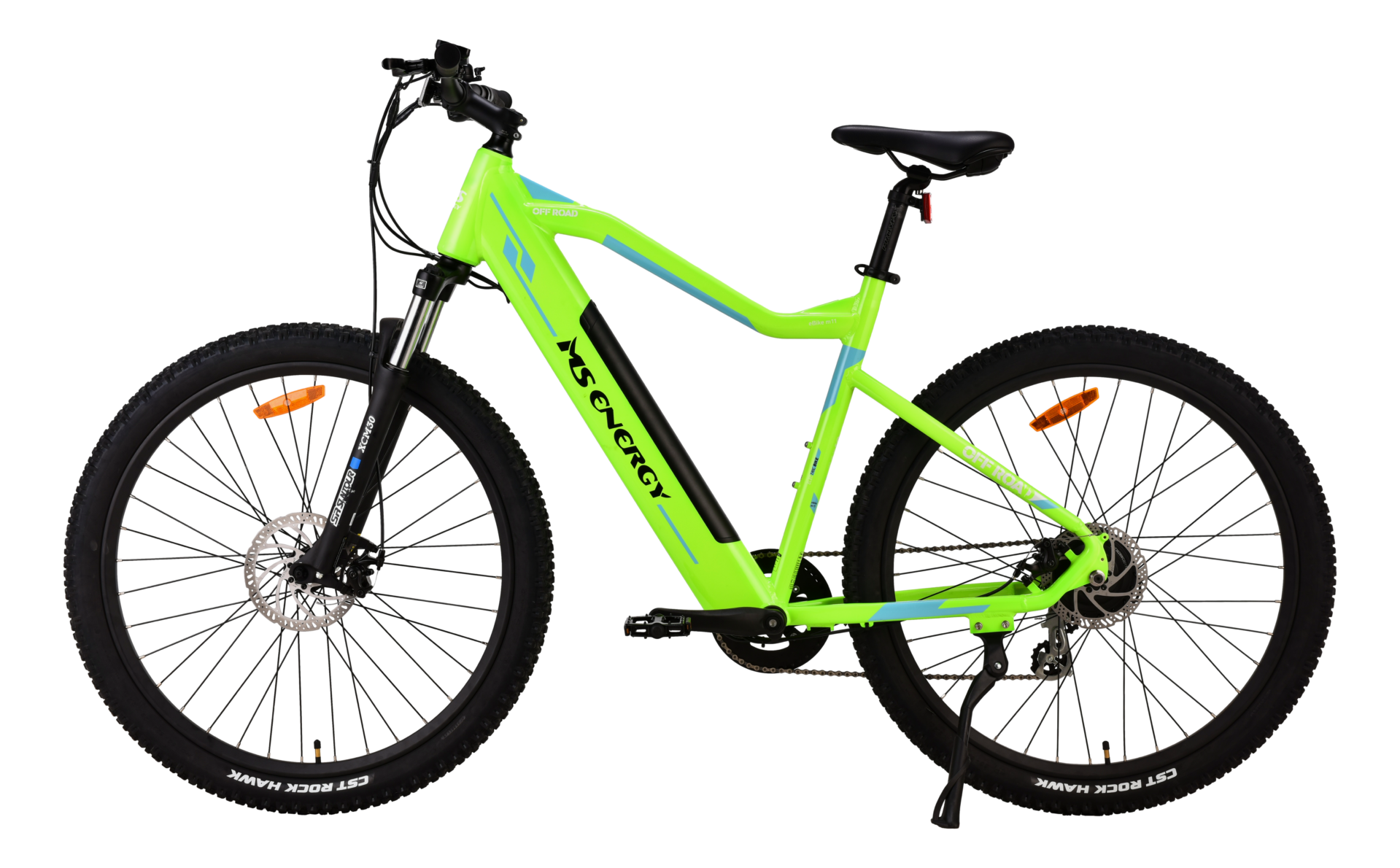 MS Energy M11 električni brdski bicikl zelene boje
