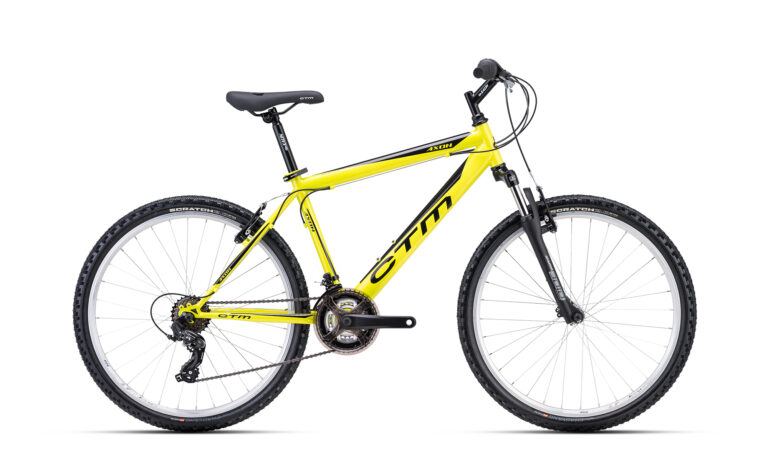 MTB Dječji bicikl CTM Axon žute boje