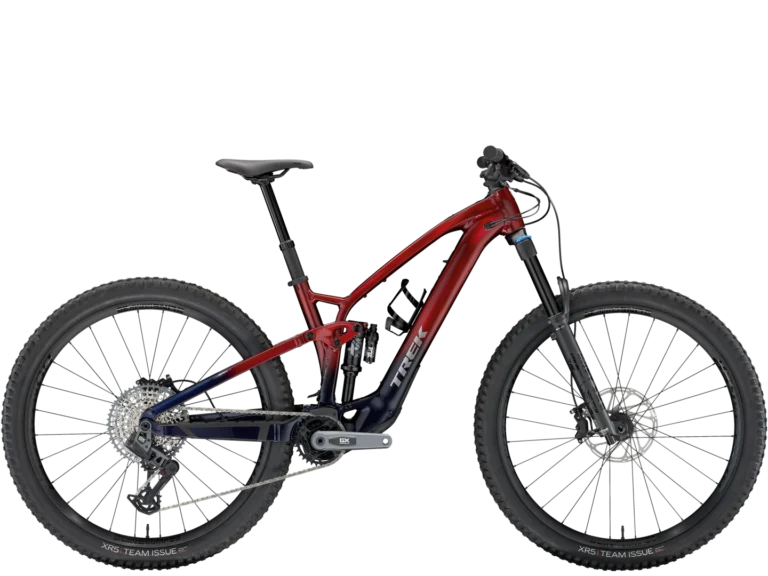 trek fuel exe 8 gx axs t-type 2024 rage red dark blue mtb e-bicikl