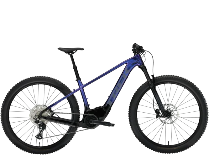 trek marlin+ 8 2024 purple flip black fade mtb e-bicikl