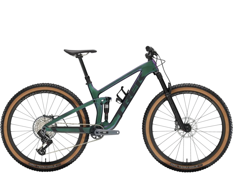 trek top fuel 9.8 gx axs t-type 2024 emerald mtb fully bicikl