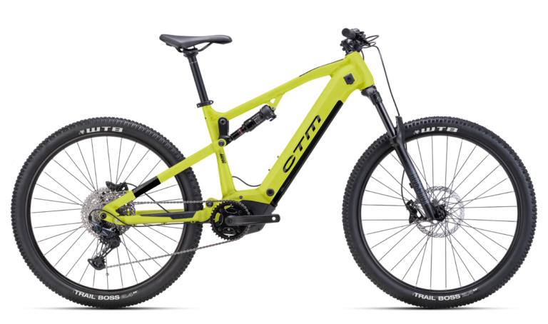 ctm areon xpert mat sjajna žuta e-bike fully