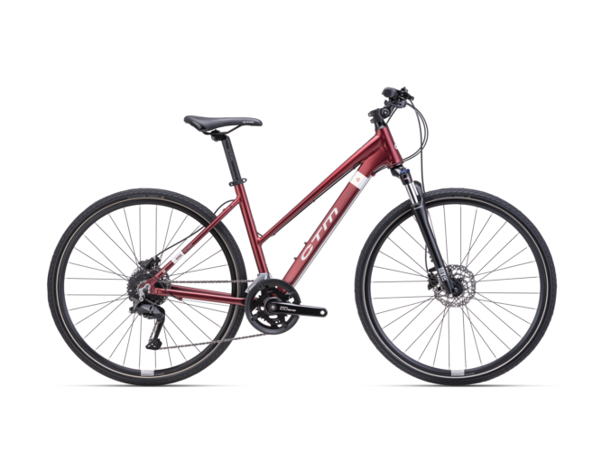 CTM Bora 2.0 cross bicikl crvene boje za žene