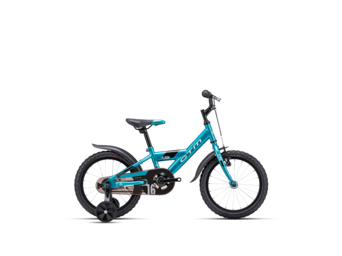 CTM Flash dječji bicikl plave boje sa pomoćnim kotačima