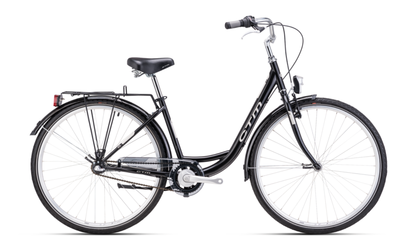 ctm rita 2.0 mat crna svijetla bež gradski bicikl