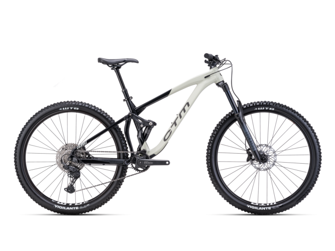 CTM Scroll black ochre sivi fully brdski bicikl