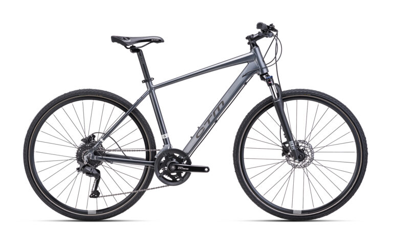 CTM Stark 1.0 cross bicikl matt sivi