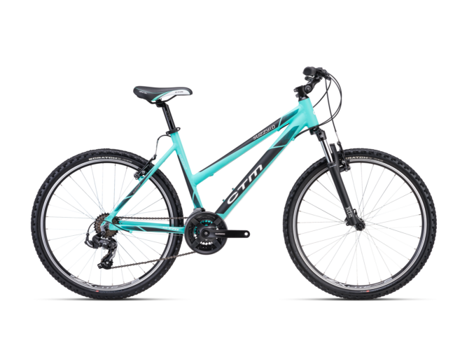 CTM Suzzy 1.0 cross bicikl tirkizne boje