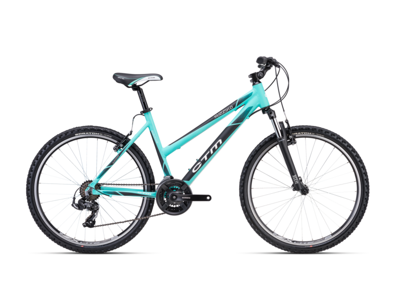 CTM Suzzy 1.0 cross bicikl tirkizne boje
