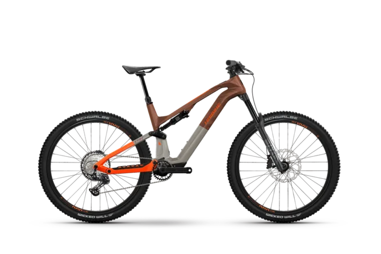 Haibike LYKE CF 10 MTB Fully leather/orange - gloss 44 2024