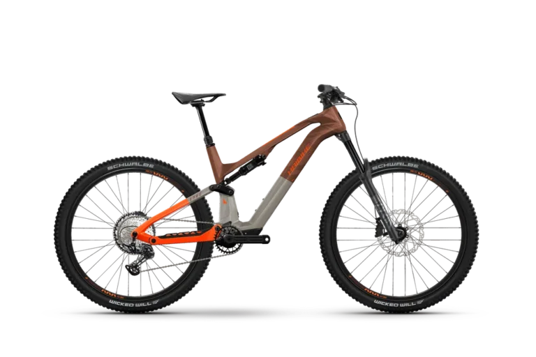 Haibike LYKE CF 10 MTB Fully leather/orange - gloss 44 2024