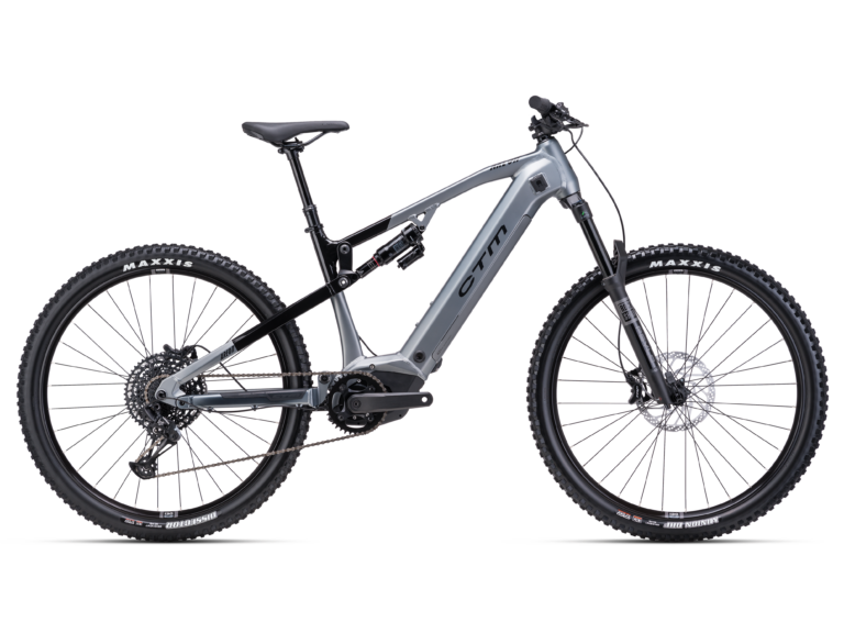 CTM Areon GX Pro black - matt grey 2025 električni mtb fully unisex bicikl