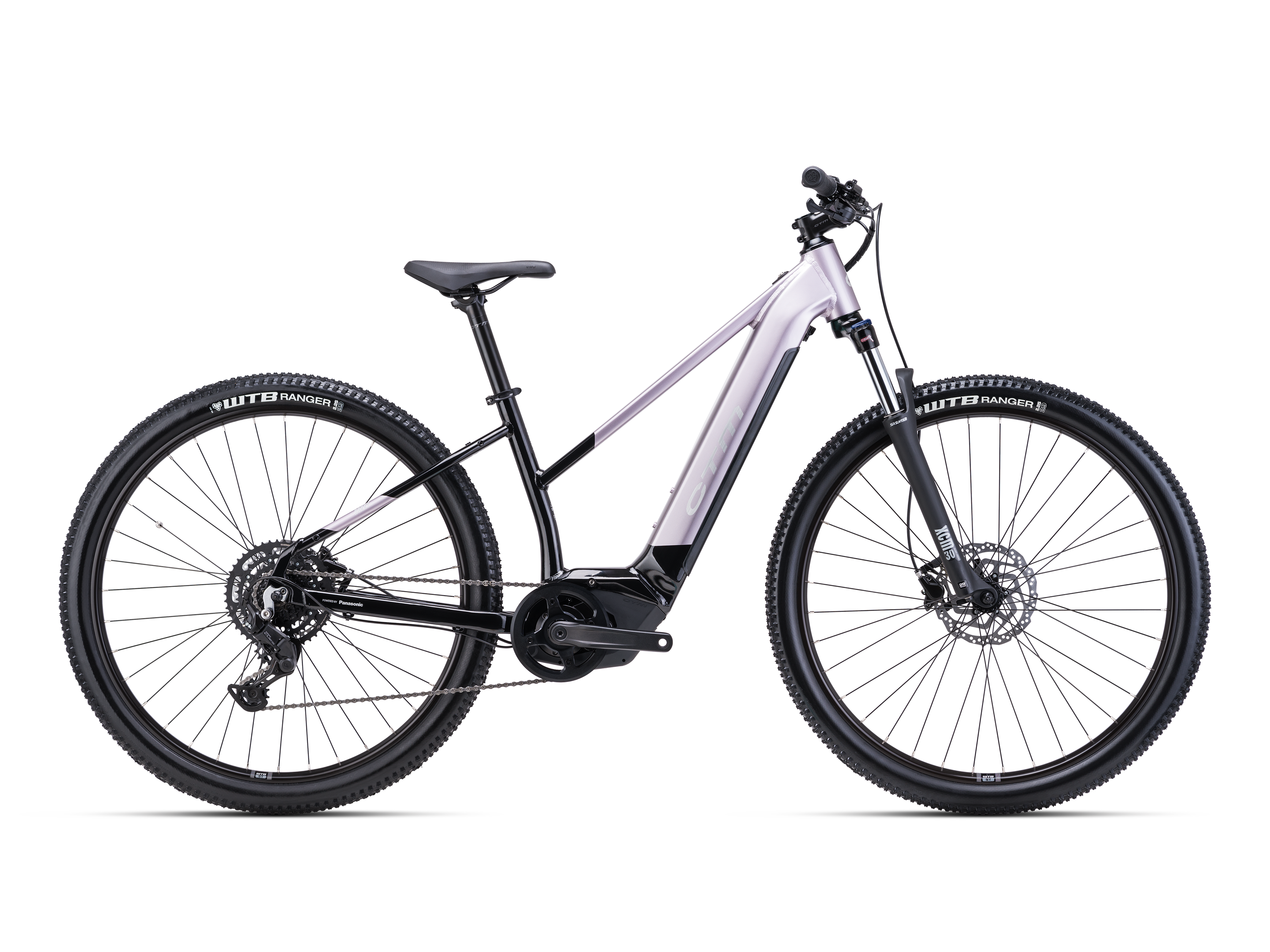 CTM Roxxy GX 29 black - light violet 2025 električni mtb ženski bicikl