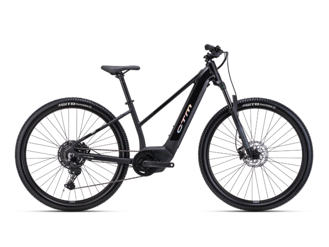 CTM Roxxy GX Pro glossy black - matt black 2025 električni mtb ženski bicikl