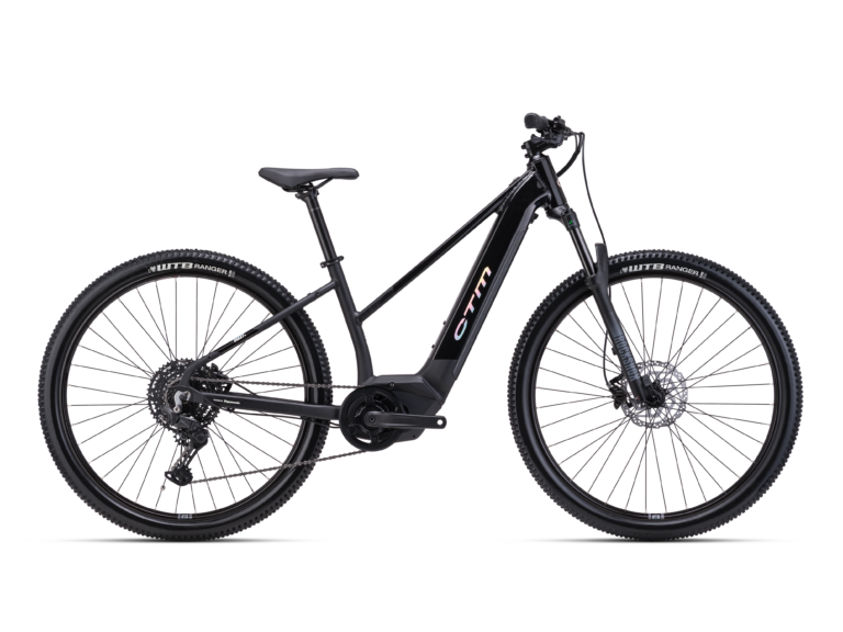 CTM Roxxy GX Pro glossy black - matt black 2025 električni mtb ženski bicikl