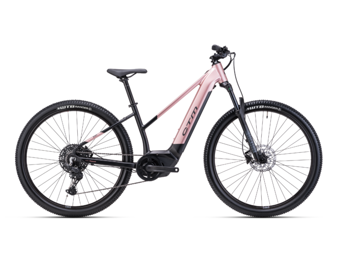 CTM Roxxy GX Pro matt black - vintage pink pearl 2025 električni mtb ženski bicikl