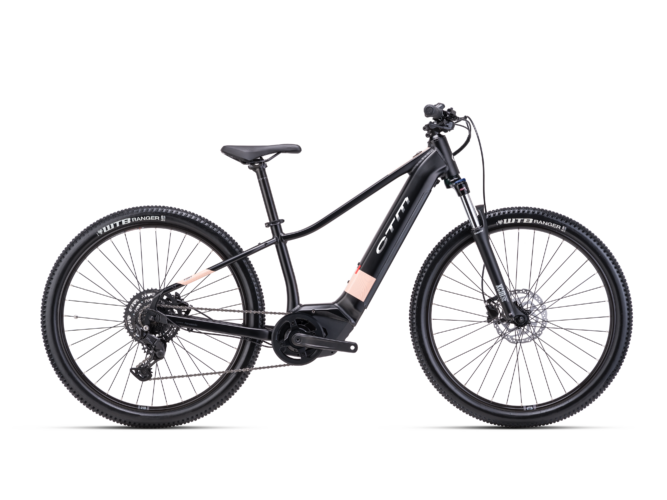 CTM Ruby GX 275 matt black - glossy vintage pink 2025 električni mtb ženski bicikl