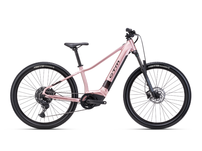 CTM Ruby GX Pro 275 vintage pink-pearl 2025 električni mtb ženski bicikl