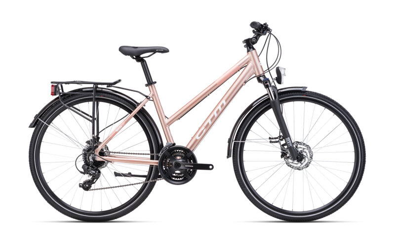 Maxima 3.0 TREK matt - glossy vintage pink trekkin cross bicikl za žene 2025