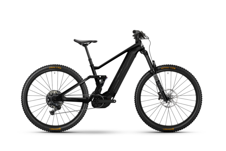 * Similar to illustration / may contain special equipment. OVERVOLT TR 4.6 Gents black - glossy 2025 električni brdski bicikl muški