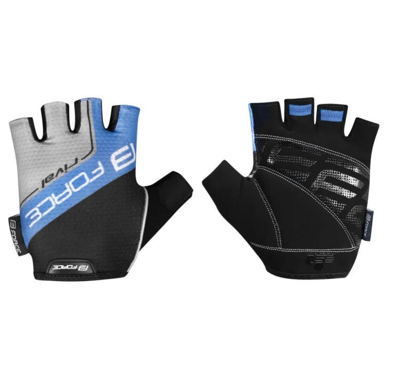 Rukavice FORCE RIVAL, black-blue M