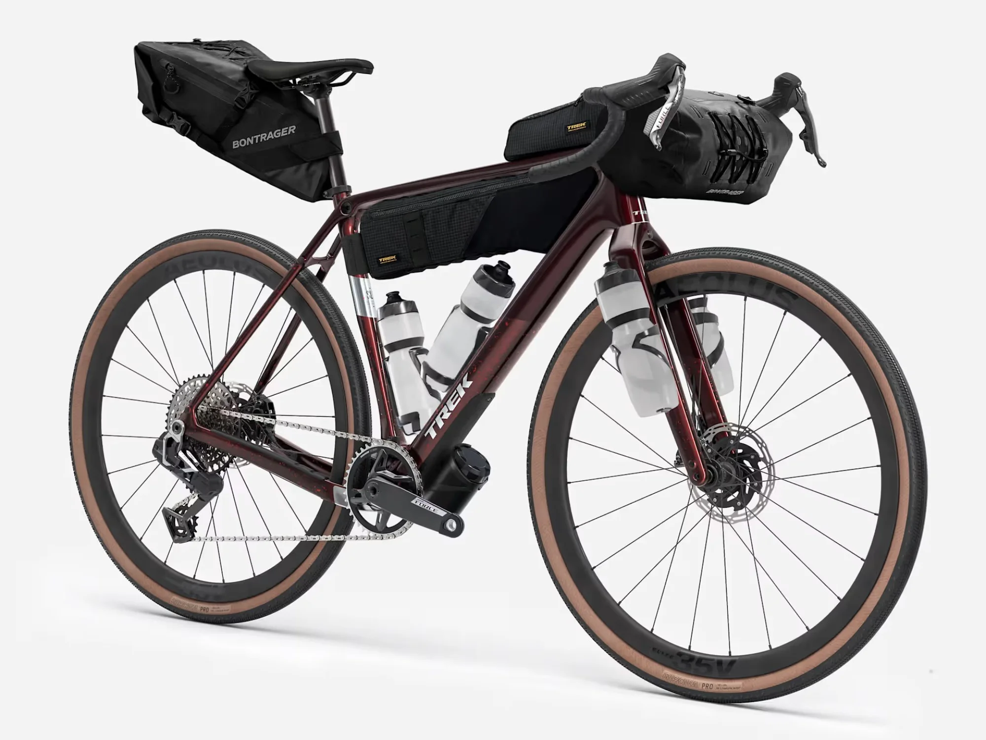 TREK Checkpoint SL 7 AXS Gen 3 2026 Dark Red'Carbon Red Smoke Splatter