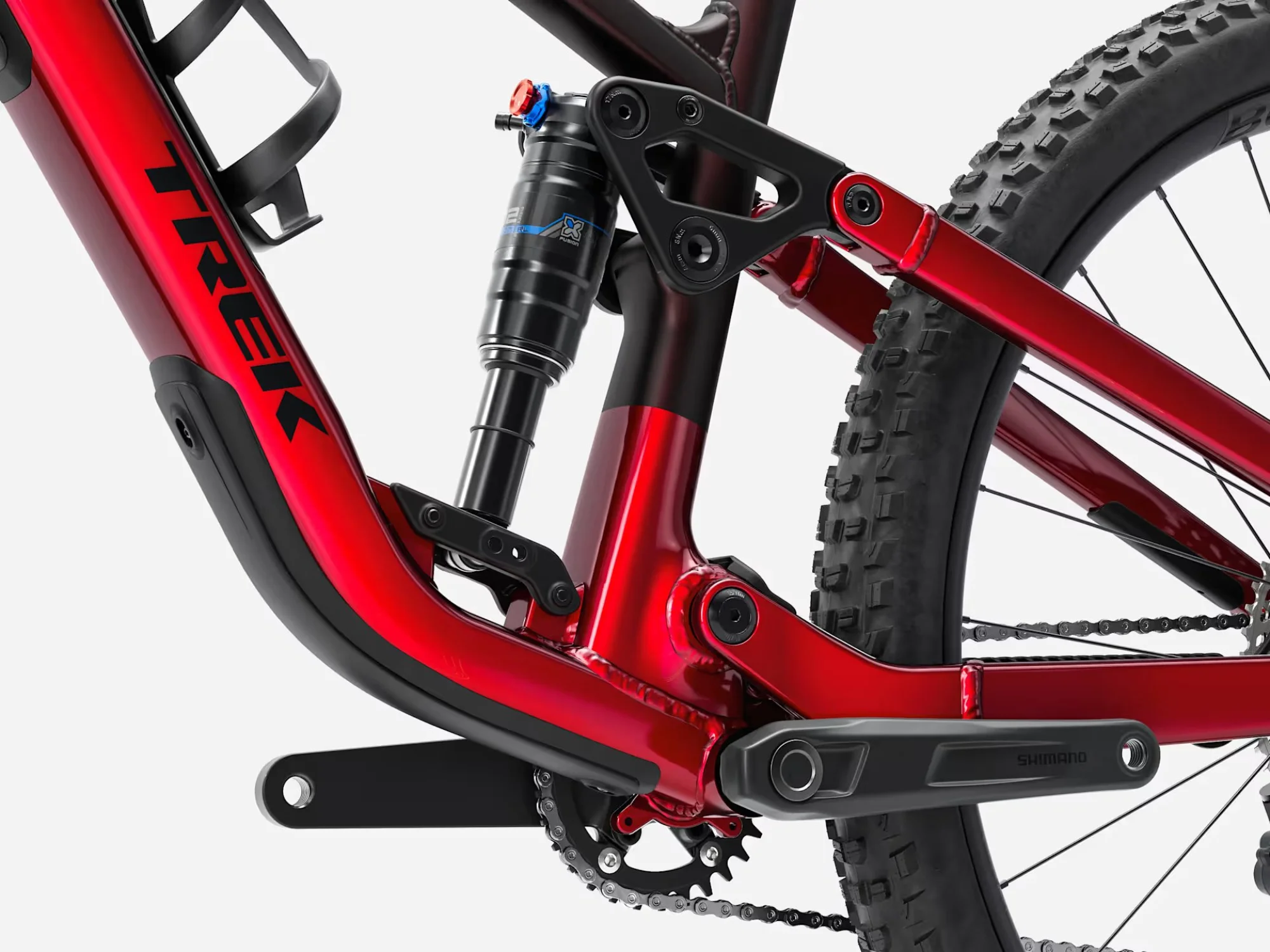 TREK Fuel EX 5 Gen 7 2026 Gloss Fury Red'Matte Dark Carmine MTB Bicikl sa full suspenzijom crvene boje