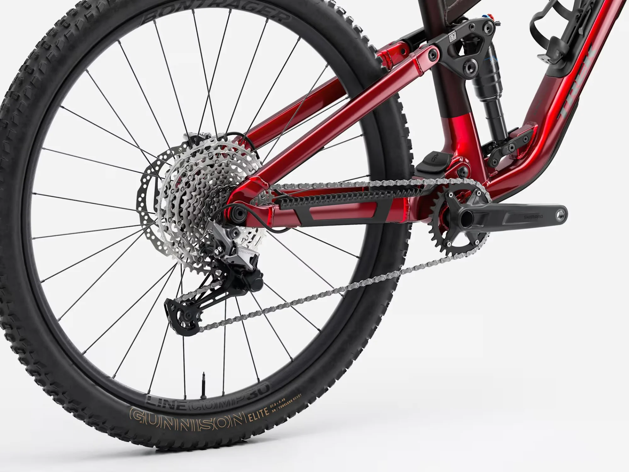 TREK Fuel EX 5 Gen 7 2026 Gloss Fury Red'Matte Dark Carmine MTB Bicikl sa full suspenzijom crvene boje