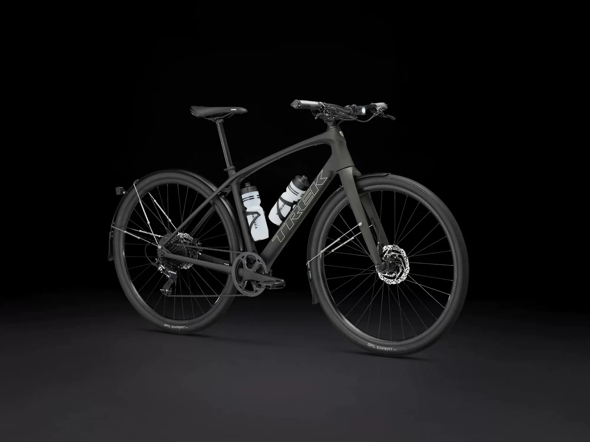 TREK FX Sport SL 5 2026 Black Olive'Deep Smoke gradski muški karbonski hibrid bicikl