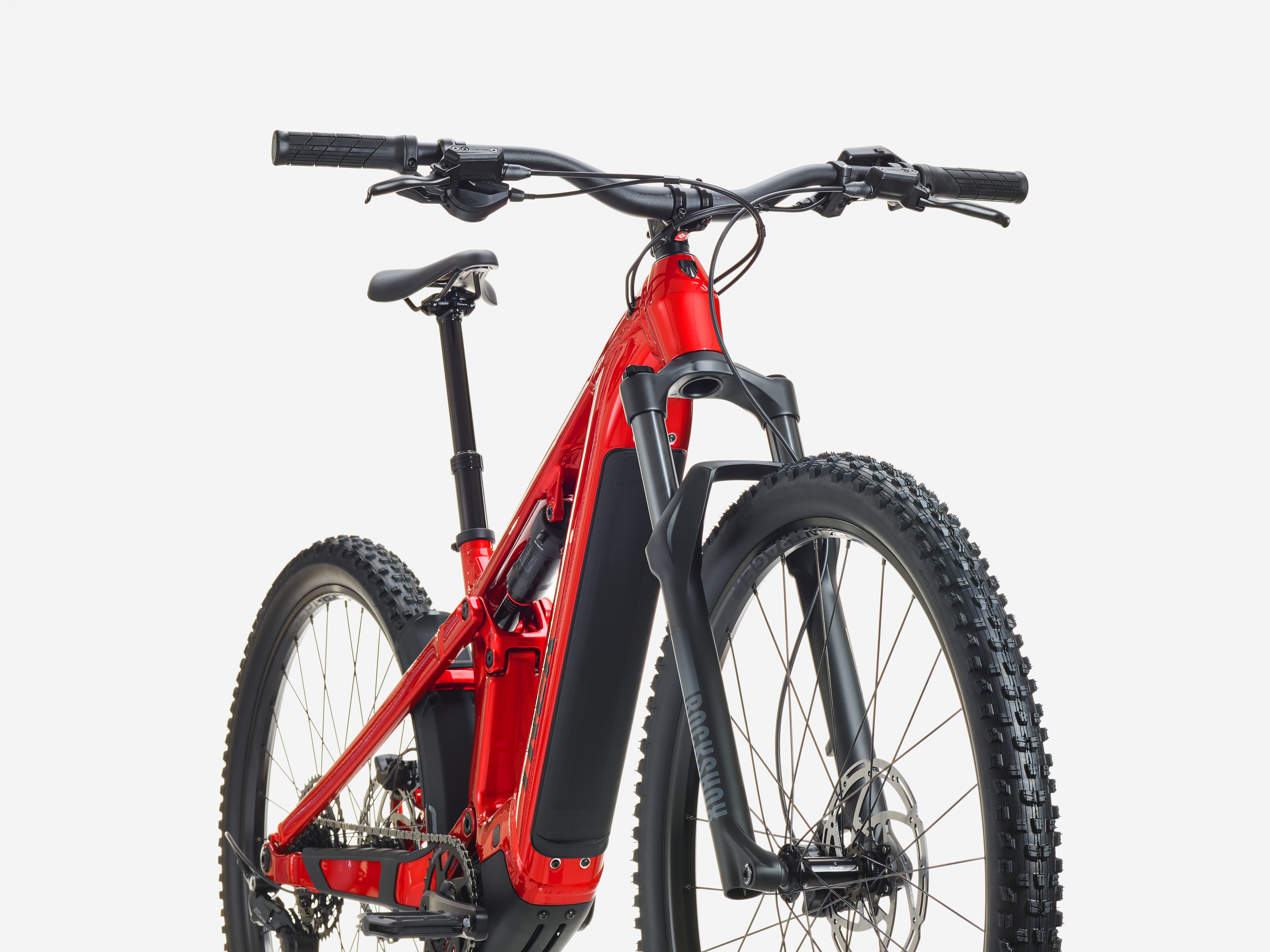 TREK Powerfly+ FS 4 800 Gen 4 2027 Fury Red / Dark Star Gloss - električni MTB bicikl s punim ovjesom, slika 4